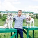 Занятие с собакой